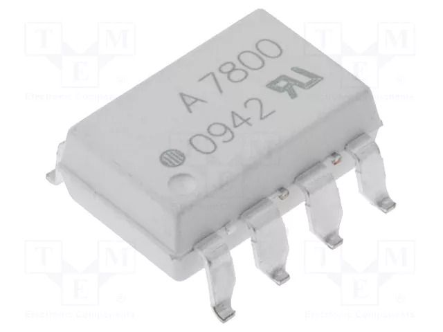 Optocoupler; SMD; OUT: isolation amplifier; 3.75kV; Gull wing 8 BROADCOM (AVAGO) HCPL-7800-300E