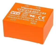 POWER SUPPLY, AC-DC, 12V, 0.166A VTX-214-002-112