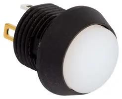 PB SWITCH, SPST-NO, IP67, QC, WHITE FL12LW5