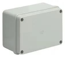 JUNCTION BOX, PLASTIC, SCREW, GREY AS45