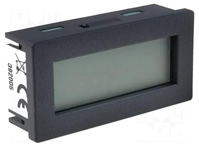 Counter: electronical; LCD; pulses; 99999999; IP20; IN 2: voltage TRUMETER HED261-T