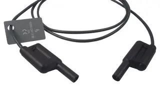 TEST LEAD, BLACK, 1.16M, 1KV, 20A 6727-0