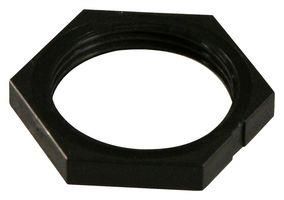 HEX NUT, POWER CONN, PBT, BLACK 2213430-1