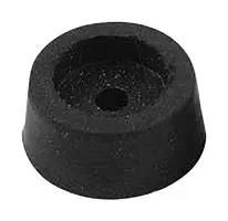 BUMBER, RUBBER, BLACK, 12.7MM, PK100 BG-513