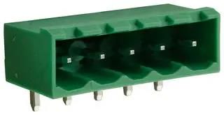 TERMINAL BLOCK, HEADER, 5POS, R/A, TH CTBP9350/5