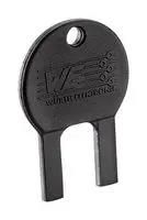 FERRITE, SAFETY KEY, PA6+GF30, BLACK 74271