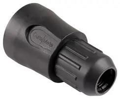 BACKSHELL, SIZE 24, THERMOPLASTIC, BLK AHDPBS-0406-002