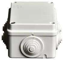 JUNCTION BOX, IP55, THERMOPLASTIC, GREY 00820