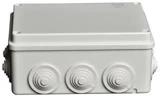 JUNCTION BOX, IP55, THERMOPLASTIC, GREY 00822