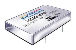 DC-DC CONVERTER, 15V, 1.34A REC20-2415S
