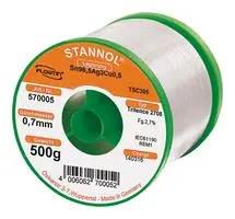 SOLDER WIRE, 96.5/3/0.5 SN/AG/CU, 500G TRILENCE 2708 0.7MM REM1