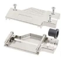 D-SUB HOOD, SIDE ENTRY, DA, ZINC ALLOY DCMR15-ULP