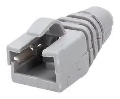 STRAIN RELIEF BOOT, RJ45 CONN, GREY,PK10 RJ45SRB-RET-LG