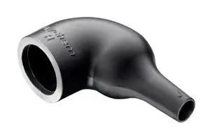 HEAT SHRINK BOOT, R/A LIPPED, 36MM, BLK 222K152-25L-0