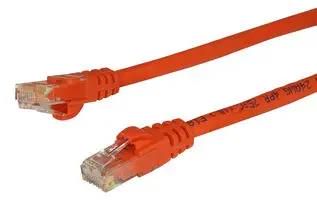 PATCH CABLE, RJ45, CAT6, 3M, RED SP3RD