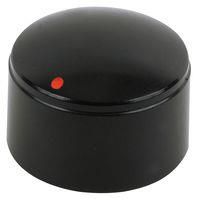 ROUND KNOB W/ RED DOT, 20.5MM, ABS MC21056