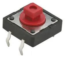 TACTILE SWITCH, SPST-NO, 0.05A, 12V, THD MC32875