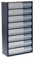 CABINET, STORAGE, 8 DRAWER, STEEL 137416.