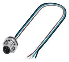 SENSOR CORD, 4P, M12 PLUG-FREE END, 0.5M 1556618