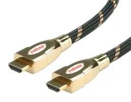 CABLE, HDMI A PLUG, 1M, 26AWG, BLACK 11.04.5690