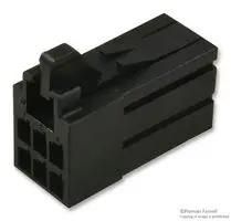 PLUG HOUSING, 6POS, 2.5MM, POLYESTER GF 1-1318119-3