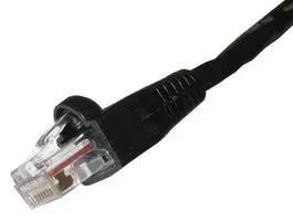 PATCH CORD, RJ45 PLUG, CAT5E, 3.05M, BLK SPC21970