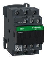 CONTACTOR, 3PST-NO, 240VAC, DIN RAIL LC1D18U7