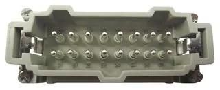 HEAVY DUTY INSERT, PLUG, 16POS, 14AWG T2040163101-000