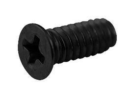 STD COVER SCREW, 6-32, BLACK, 100PC 1590MS100BK