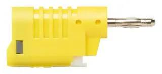 4MM BANANA PLUG, STACKING, 36A, YELLOW 73092-4