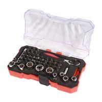 42 Piece Socket and Bit Set with 1/4" Ratchet 22-27115