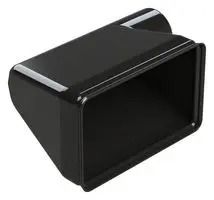 BOOT, RCPT/PLUG CONN, RIGHT ANGLE, BLACK ARB102-BT-RA