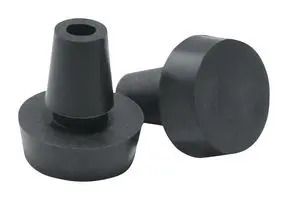BUMPER, ROUND, 13.4MM, BLACK POF-50185