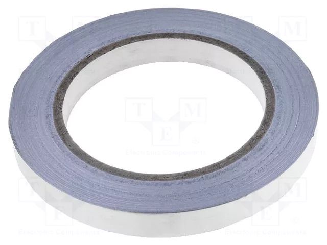 Tape: shielding; W: 12mm; L: 33m; Thk: 0.088mm; acrylic conductive H-OLD HOLD-CAL-12MM-33M