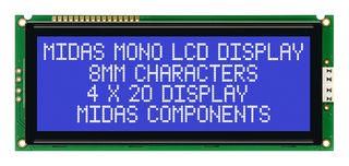 DISPLAY, ALPHANUMERIC, WHITE MC42008A6W-BNMLW