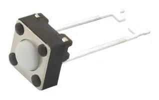 TACTILE SWITCH, SPST-NO, 0.05A, 24V, TH FSM2JRT