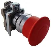 EMERGENCY STOP SWITCH, SPST-NC, 120VAC XB4BT842