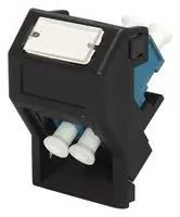 FIBRE OPTIC 45DEG ADAPTER, LC DUPLEX OL645BK