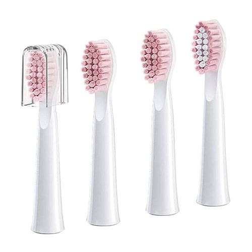 Toothbrush tips FairyWill E11 (white), FairyWill E11 Pink 4 pcs