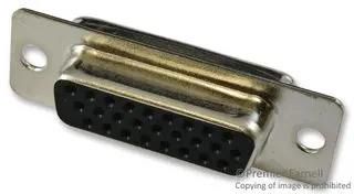 HIGH DENSITY DSUB CONN, RCPT, DA, SOLDER SPC15191