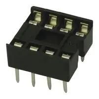 DIP SOCKET, 8POS, 2ROW, 2.54MM, TH SPC15494