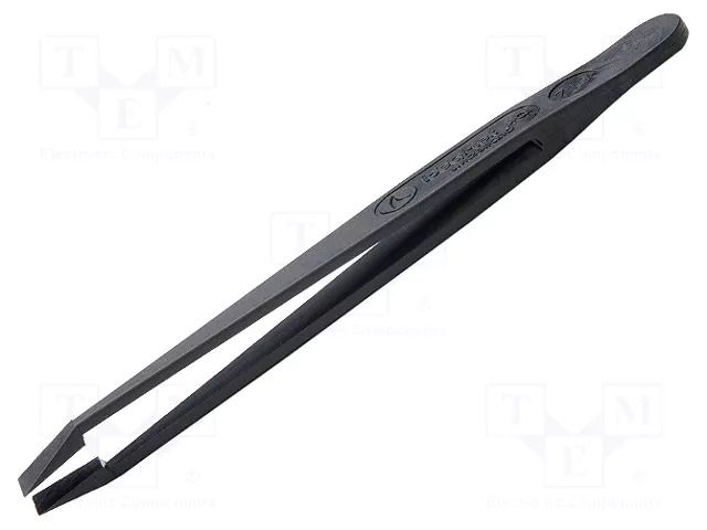 Tweezers; non-magnetic,high rigidity; Tipwidth: 7.7mm; ESD IDEAL-TEK IDL-710CF