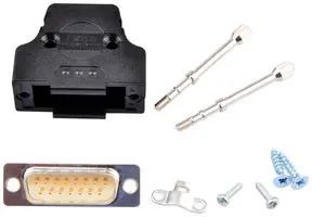 D SUB CONN, PLUG, DA, SOLDER CUP 173114-0092