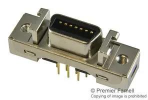 MINI D RIBBON CONN, RCPT, 14POS, TH 10214-6212PC