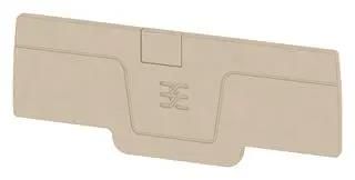 END PLATE, BEIGE, FEED THRU TERM BLOCK 1521530000