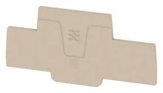 END PLATE, BEIGE, FEED THRU TERM BLOCK 1547690000