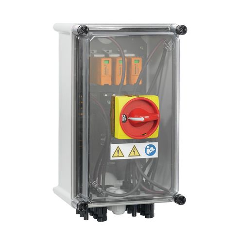 Combiner Box (Photovoltaik), 1000 V, 1 MPPT, 3 Inputs / 3 Outputs per MPPT, Surge protection I / II, Switch disconnector, WM4C Weidmuller 2683200000 04050118700190