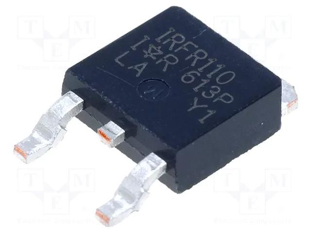 Transistor: N-MOSFET; unipolar; 100V; 2.7A; 25W; DPAK,TO252 VISHAY IRFR110PBF