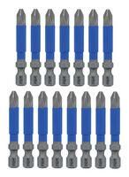 1/4" IMPACT BITS, PH2, 15PCS 70242