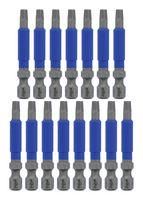 1/4" IMPACT BITS, SQUARE #2, 15PCS 70265